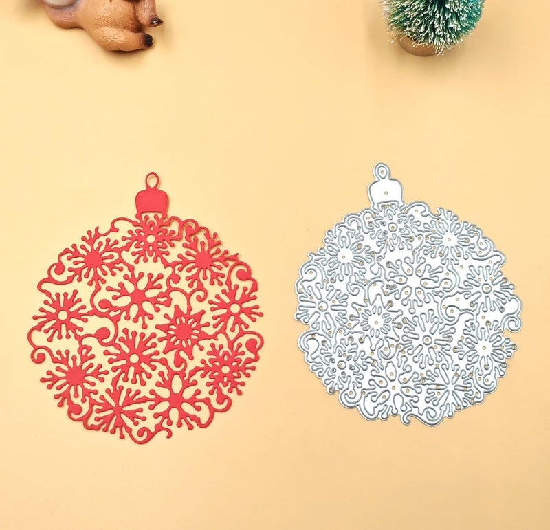 Feemkota Christmas Snowflake Bell Die Cuts for Card Making Christian Theme Stamps Cutting Dies for DIY Paper Scrapbooking Crafts Embossing Decorations - Image 2